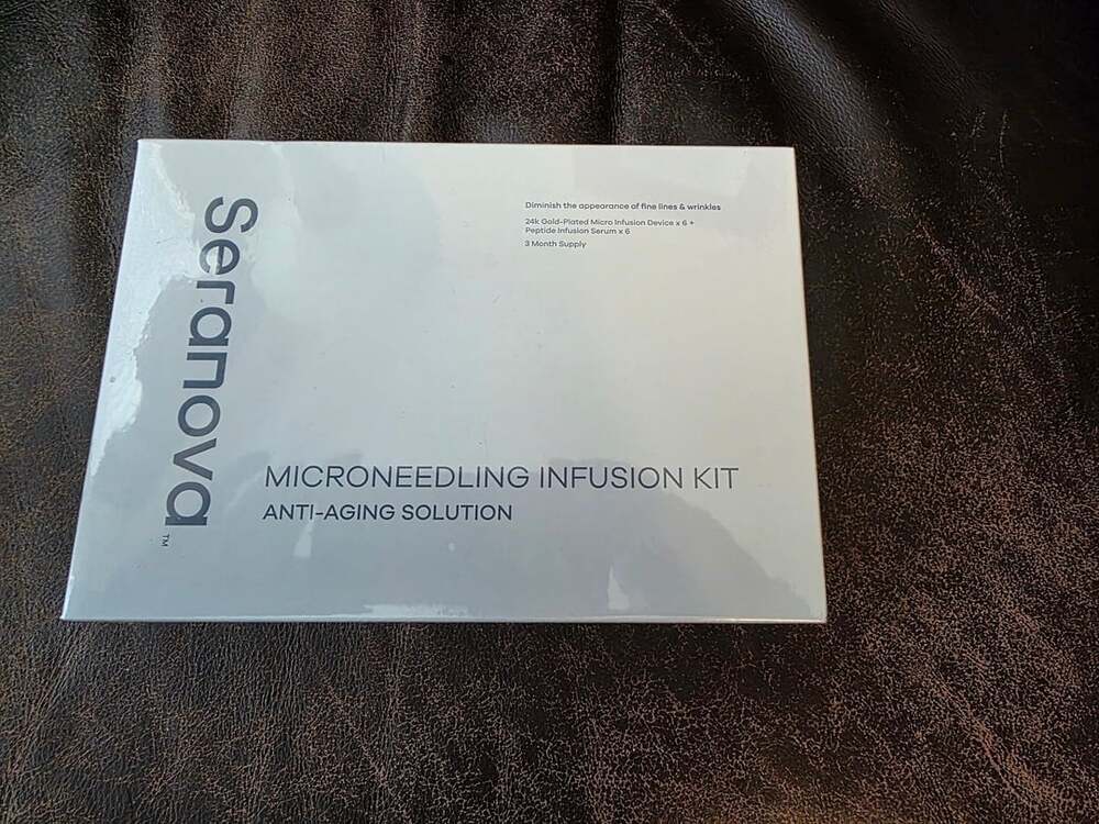 New Seranova Microneedling Infusion Kit Anti-Aging Solution 3 Month Supply